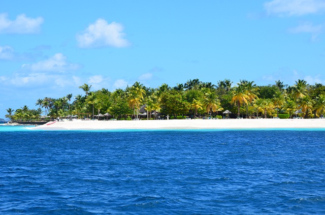 karibischer Strand Richtung Tobago Cays
