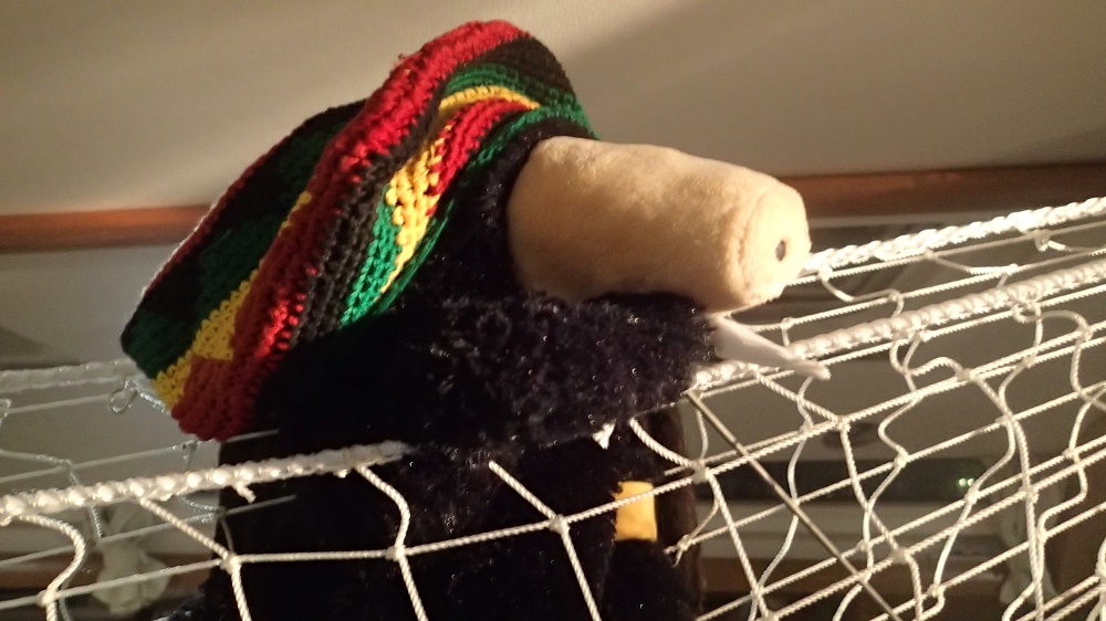 de Rasta Maulwurfn-smoking de Ganja man