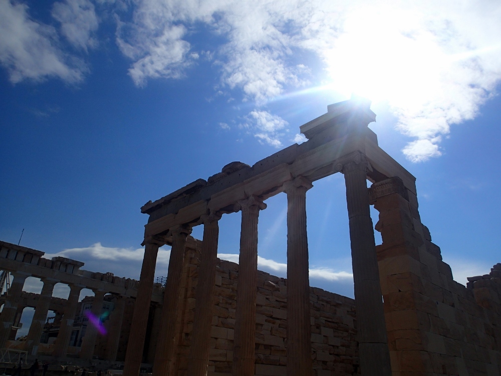 Besuch auf der Akropolis