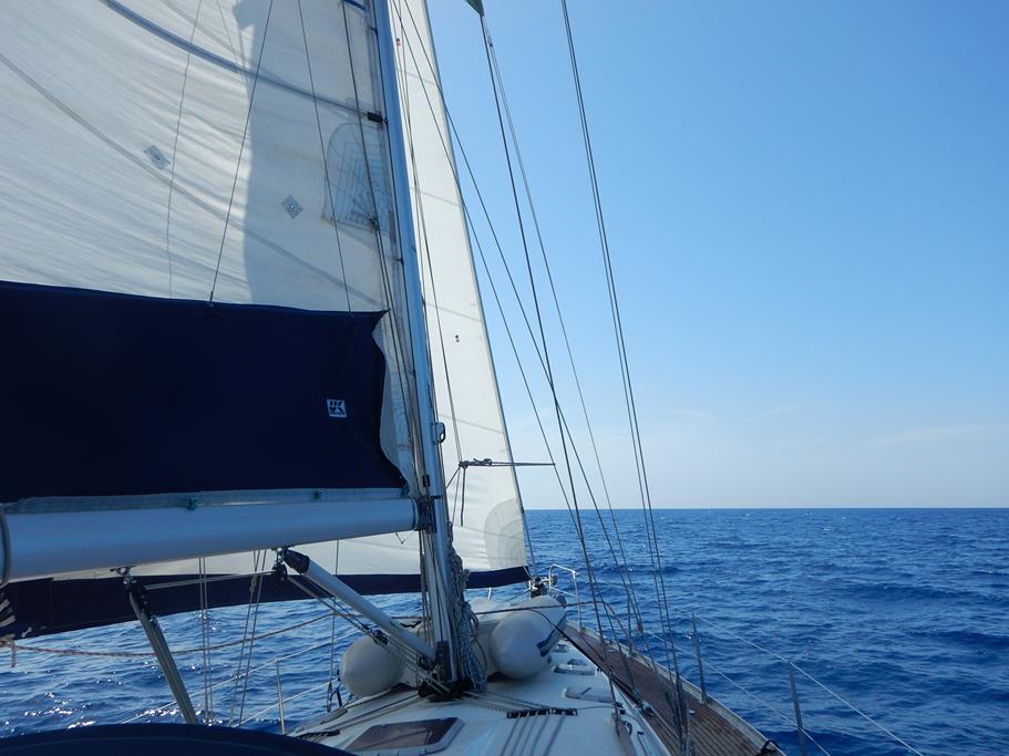 Perfekte Bedingungen bei unserer Überfahrt von Sardinien nach Menorca