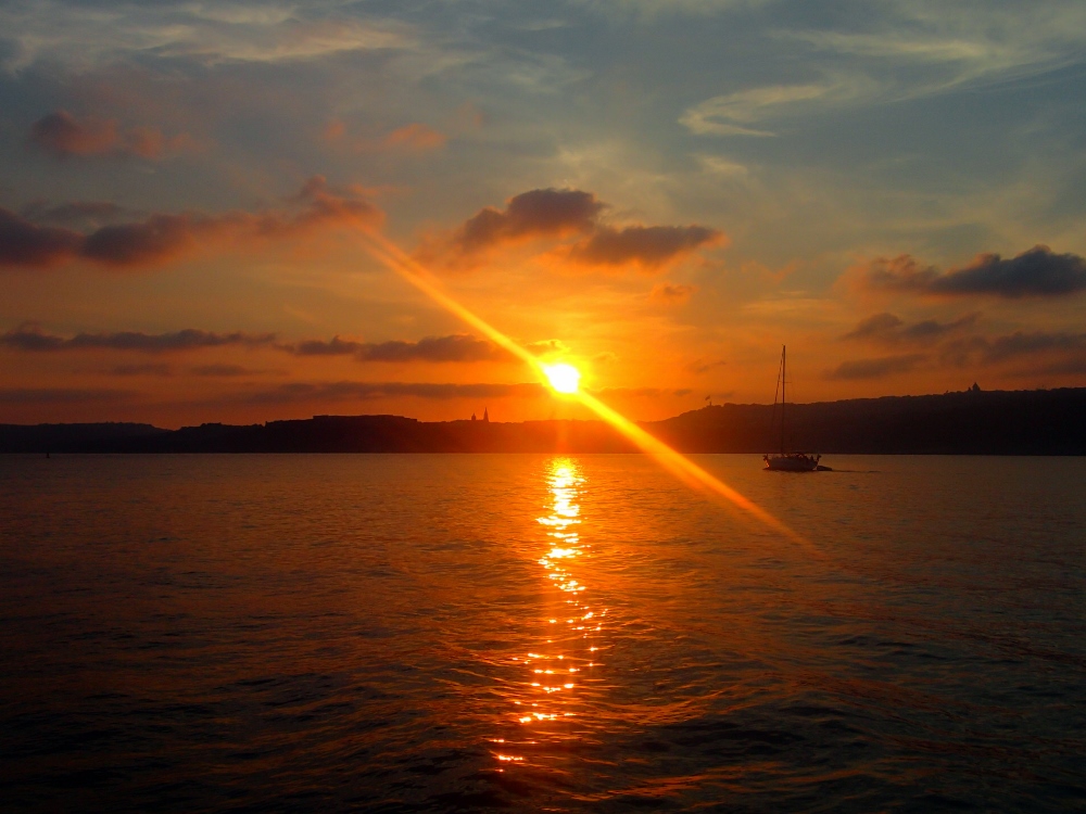 Sonnenuntergang bei Gozo