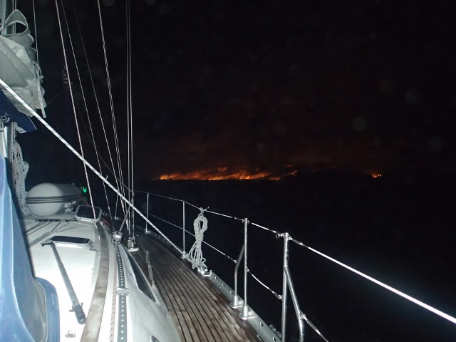Nachtansteuerung Madeira nach 5 Tagen auf See