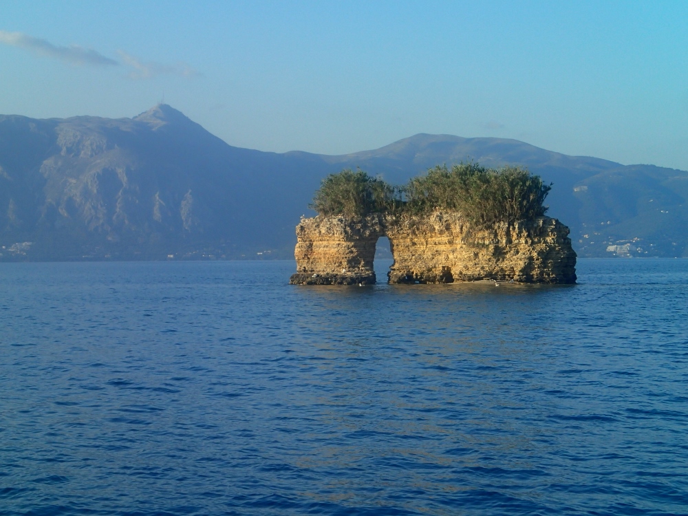 Tolle Felsenlandschaft bei Korfu