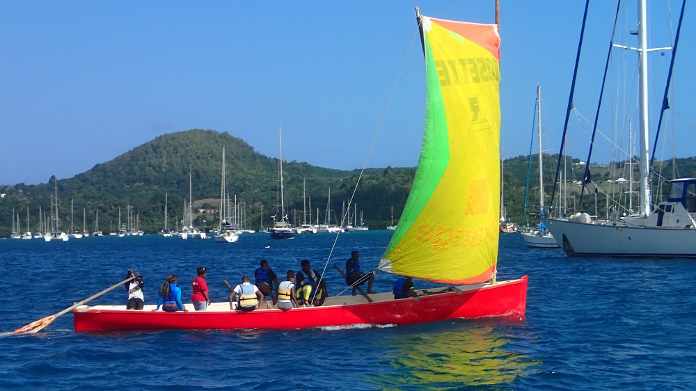 Einheimisches Segelboot auf Martinique