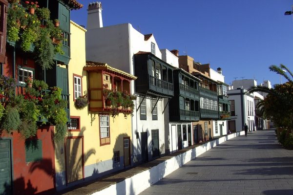 Hübsches Städtchen Santa Cruz auf La Palma