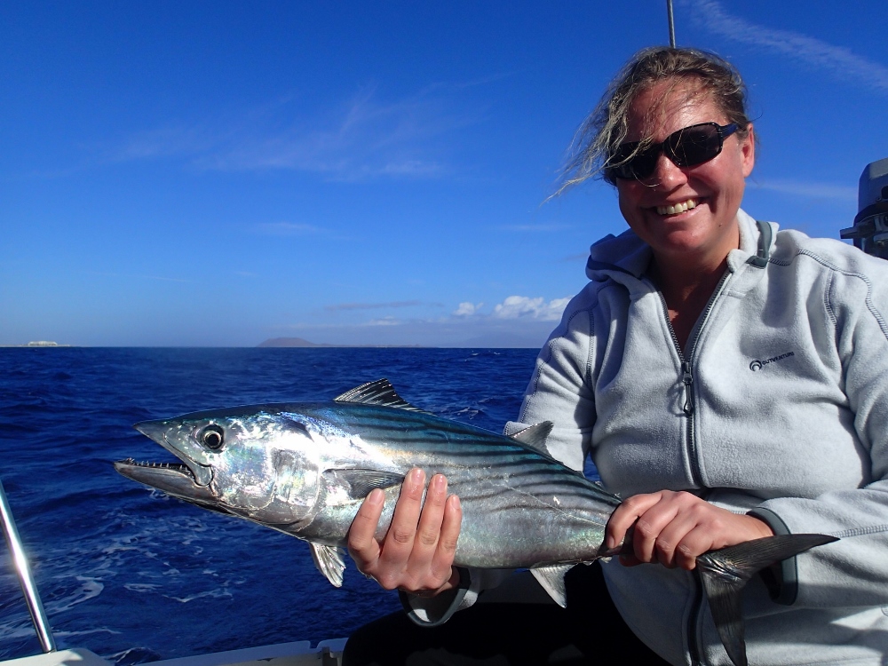 Anglerglück vor den Kanaren