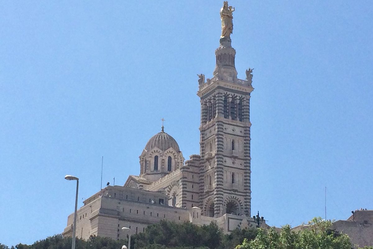 Südfrankreich Marseille Notre Dame de la Garde